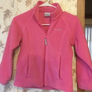 Girls pink Columbia coat